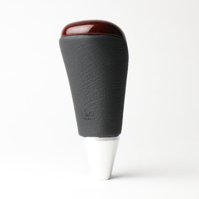 REAL SHIFT KNOB BROWN WOOD PRINT FOR TOYOTA ALPHARD 20  SKA-BRW