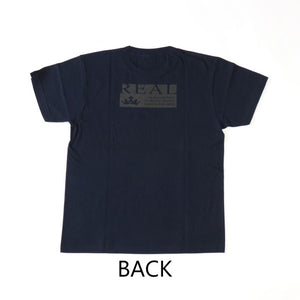 REAL T-SHIRT VER.2 NAVY S SIZE REAL-T2-NV-S