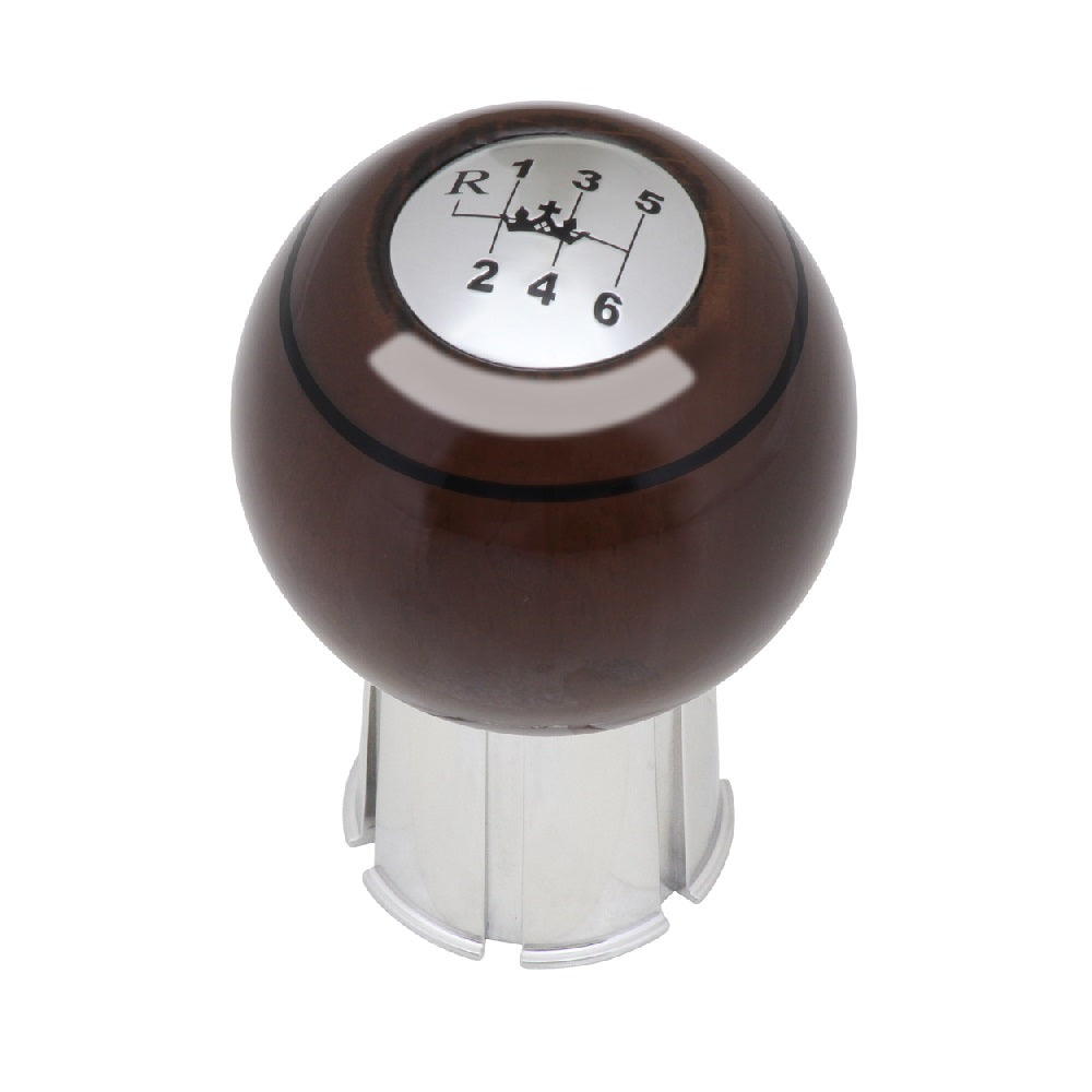 REAL SHIFT KNOB 16 DARK BROWN WOOD LINE FOR MAZDA ROADSTER ND5RC  SK-MZC-BRWL