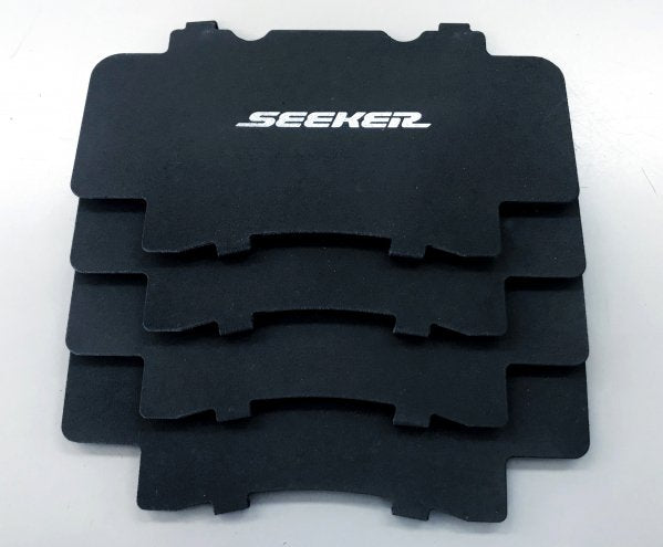 SEEKER HEAT SHIELD BRAKE PAD SHIM FRONT BREMBO CALIPER FOR HONDA CIVIC FK8 12800-FK8-00F