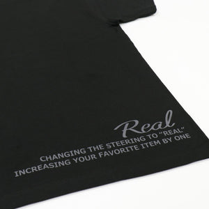 REAL T-SHIRT VER.4 BLACK L SIZE REAL-T4-BK-L
