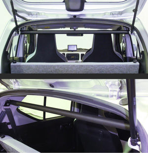 LARGUS ADJUSTABLE REAR PILLAR BAR FOR Suzuki Alto HA36S 2WD 05401208001-QQ - Black Hawk Japan