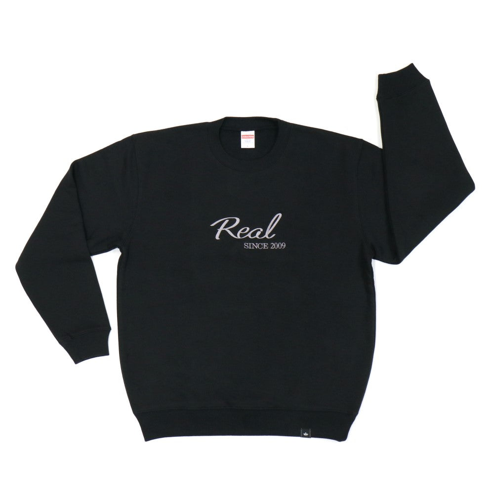 REAL SWEATSHIRT BLACK XL SIZE REAL-SW1-BK-XL