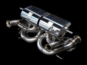 POWER CRAFT FULL TITAN HYBRID EXHAUST MUFFLER SYSTEM STOCK TAIL FOR LAMBORGHINI AVENTADOR SVJ ULTIMAE P-LA1040105