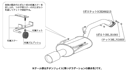 KAKIMOTO RACING EXHAUST CLASS KR FOR NISSAN NOTES NISMO S E12  N713103