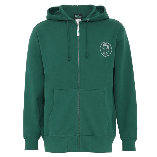 K1 PLANNING CRAFTSMAN ZIP-UP HOODIE GREEN P0006-M