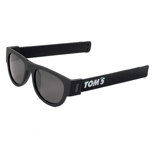 TOMS FOLDING PATCHIN BAND SUNGLASSES BLACK 08773-TSG01