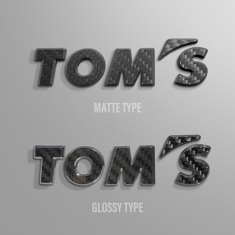 TOMS CARBON EMBLEM MATT FOR  08233-TS005