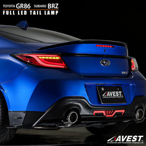 AVEST FULL LED TAIL LIGHT RED FOR TOYOTA GR86 ZD8 SUBARU BRZ ZD8 TO2003-J-CRCAR
