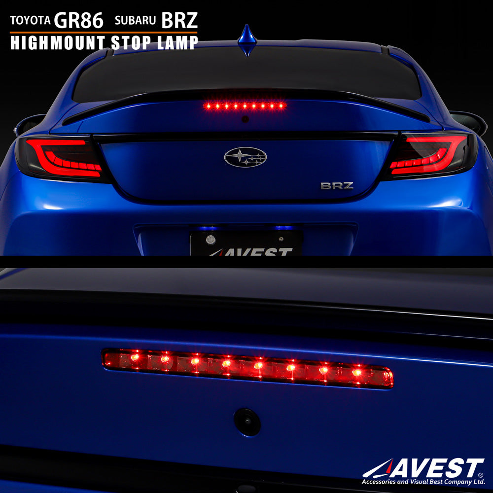 AVEST HIGH MOUNT STOP LIGHT RED FOR TOYOTA GR86 ZD8 SUBARU BRZ ZD8 TO6003-U-RC