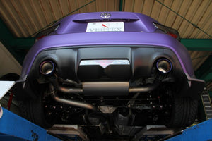 CAR MAKE T&E [TOYOTA ZN6 86] LEGER FALL FULL TITANIUM MUFFLER LEFT SINGLE (NO CENTER PIPE SUB-TYCO) 60.5Φ FOR  CARMAKETE-02949