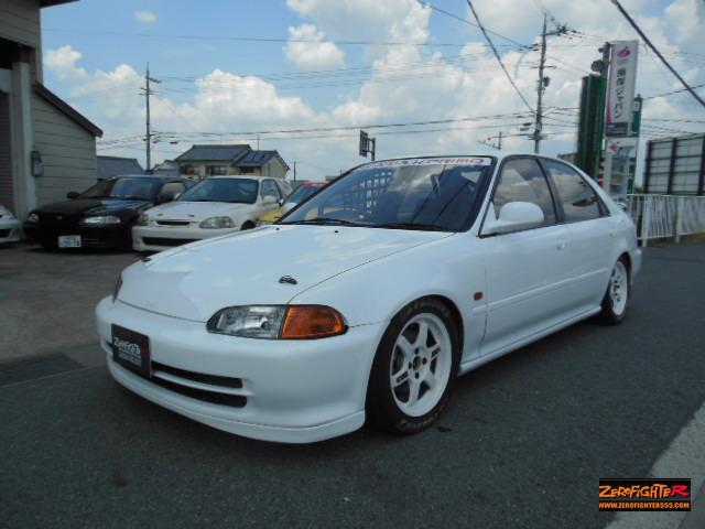 ZEROFIGHTER FRONT LIP SPOILER For CR-X DEL SOL EG2 ZEROF-00587 - Black Hawk Japan