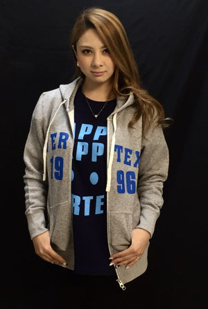 CAR MAKE T&E VERTEX1996 FULL ZIP HOODIE (PARKER) S (LENGTH 64, WIDTH 46, SHOULDER WIDTH 39, SLEEVE LENGTH 60) VINTAGE HEATHER (GRAY) 2015-02 FOR  CARMAKETE-02911