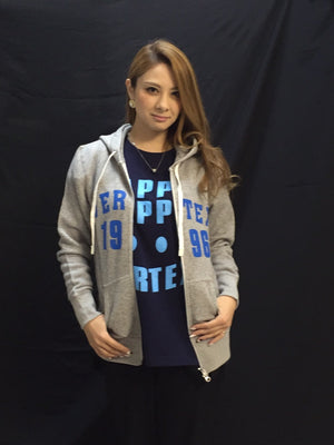 CAR MAKE T&E VERTEX1996 FULL ZIP HOODIE (PARKER) M (LENGTH 67, WIDTH 49, SHOULDER WIDTH 42, SLEEVE LENGTH 62) VINTAGE HEATHER (GRAY) 2015-02 FOR  CARMAKETE-02913