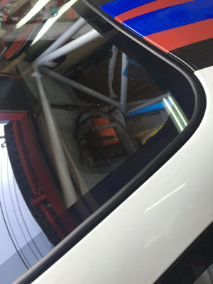 CAR MAKE T&E POLYCARBONATE REAR GLASS WITH WEATHERPROOF TREATMENT ON BOTH SIDES (4MM THICKNESS) NISSAN 180SX FOR  CARMAKETE-02006