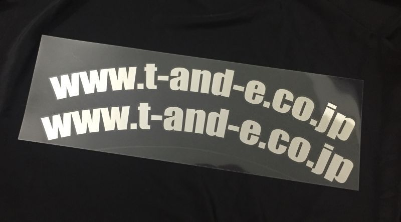 CAR MAKE T&E URL ROUND STICKER SET OF 2 (FOR FENDER) CHROME FOR  CARMAKETE-02878