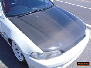 ZEROFIGHTER LIGHTWEIGHT CARBON BONNET HOOD For CIVIC EG6 ZEROF-00598