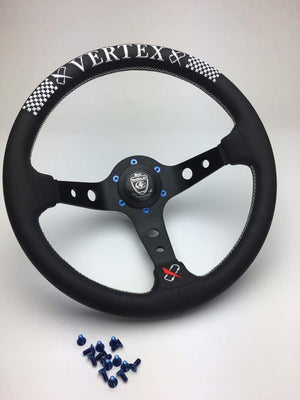 CAR MAKE T&E VERTEX STEERING WHEEL TITANIUM BOLT 6 PICE SET FOR  CARMAKETE-03033