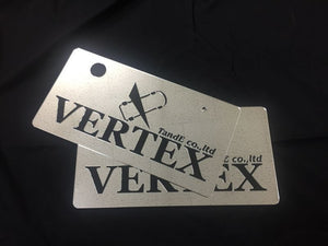 CAR MAKE T&E VERTEX DECORATIVE PLATE JAPAN SIZE GOLD CHROME GOLD CHROME FOR  CARMAKETE-01219