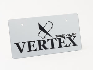 CAR MAKE T&E VERTEX DECORATIVE PLATE JAPAN SIZE CHROME CHROME FOR  CARMAKETE-01218