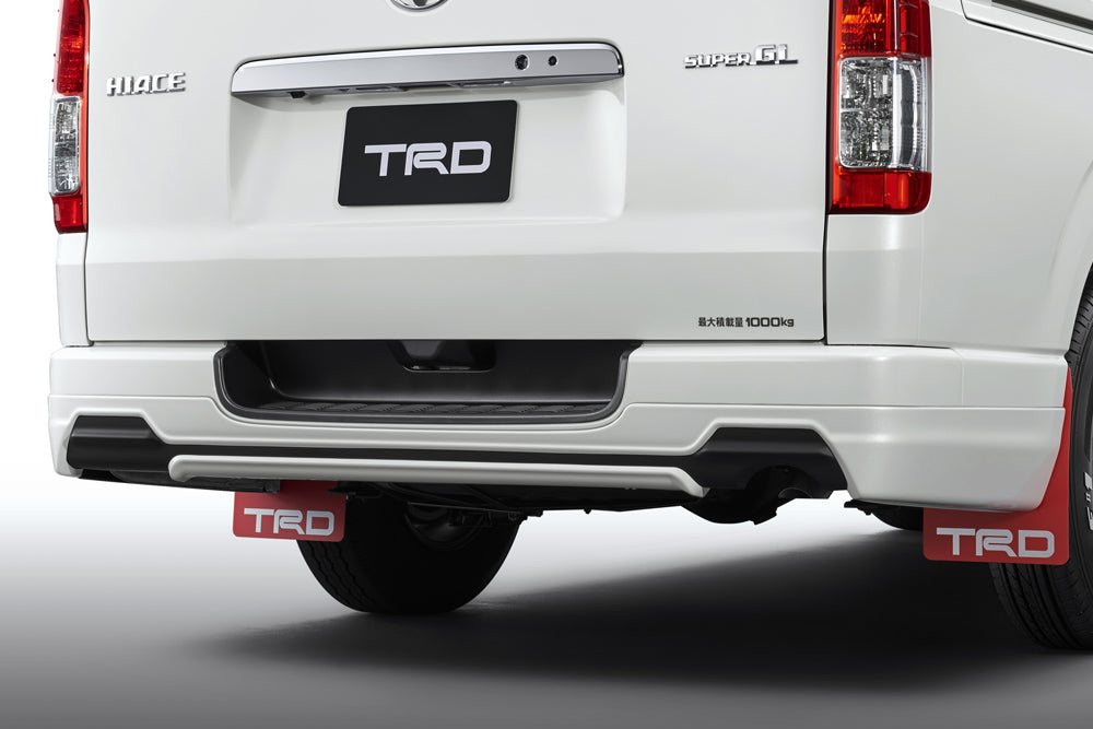 TRD REAR BUMPER SPOILER WHITE PEARL (070)  For HIACE REGIUS ACE 2##  MS313-26001-A1