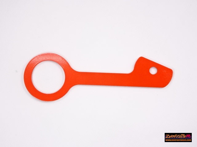 ZEROFIGHTER VER.3 TOW HOOK For CIVIC CLEAR EF9 EG6 EK9 ZEROF-00774 - Black Hawk Japan