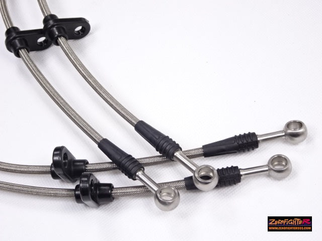 ZEROFIGHTER STAINLESS MESH BRAKE LINE SYSTEM For HONDA FIT GK5 ZEROF-01146