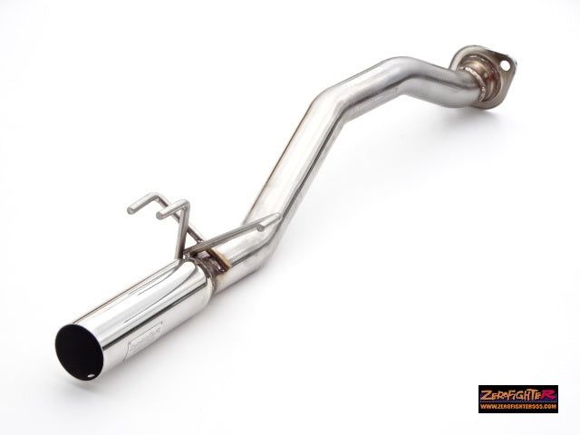 ZEROFIGHTER STRAIGHT MUFFLER REAR For HONDA CIVIC TYPE R FD2 ZEROF-01015 - Black Hawk Japan