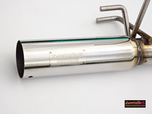ZEROFIGHTER STRAIGHT MUFFLER REAR For HONDA CIVIC TYPE R FD2 ZEROF-01015 - Black Hawk Japan