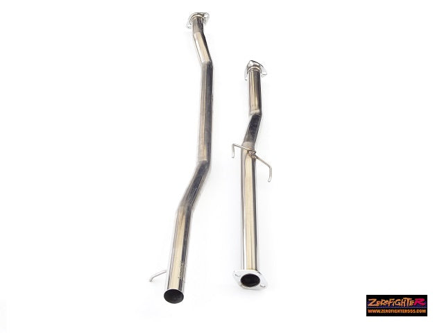 ZEROFIGHTER CENTER OUT STRAIGHT MUFFLER A For CIVIC EK4 3Dr CAR ZEROF-00648 - Black Hawk Japan