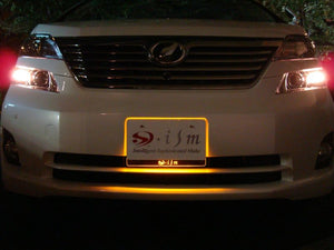 CAR MAKE T&E LED TRANS PLATE VERTEX RIDGE CLEAR ORANGE FOR  CARMAKETE-01172