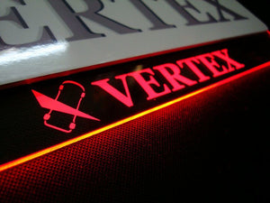 CAR MAKE T&E LED TRANS PLATE VERTEX RIDGE CLEAR BLUE FOR  CARMAKETE-01170