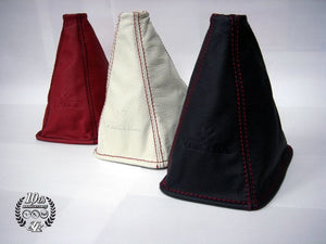 CAR MAKE T&E VERTEX LEATHER SHIFT BOOTS TOYOTA RED GOLD THREAD JZA70 SUPRA FOR  CARMAKETE-00365