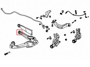 ZEROFIGHTER CLEAR LOWER ARM REINFORCED BUSH For HONDA CIVIC FD2 ZEROF-00169