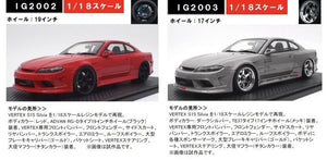 CAR MAKE T&E VERTEX EDGE S15 SILVIA RED (1:18 SCALE) IG2002 FOR  CARMAKETE-00169