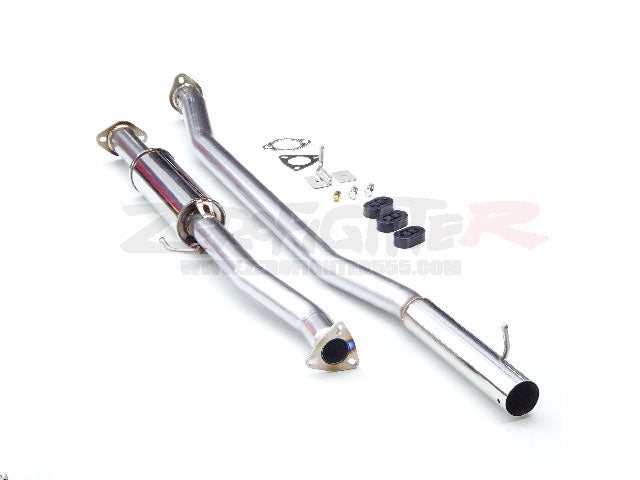 ZEROFIGHTER GRAND STAINLESS CENTER OUT STRAIGHT MUFFLER For CIVIC EF9 ZEROF-00326