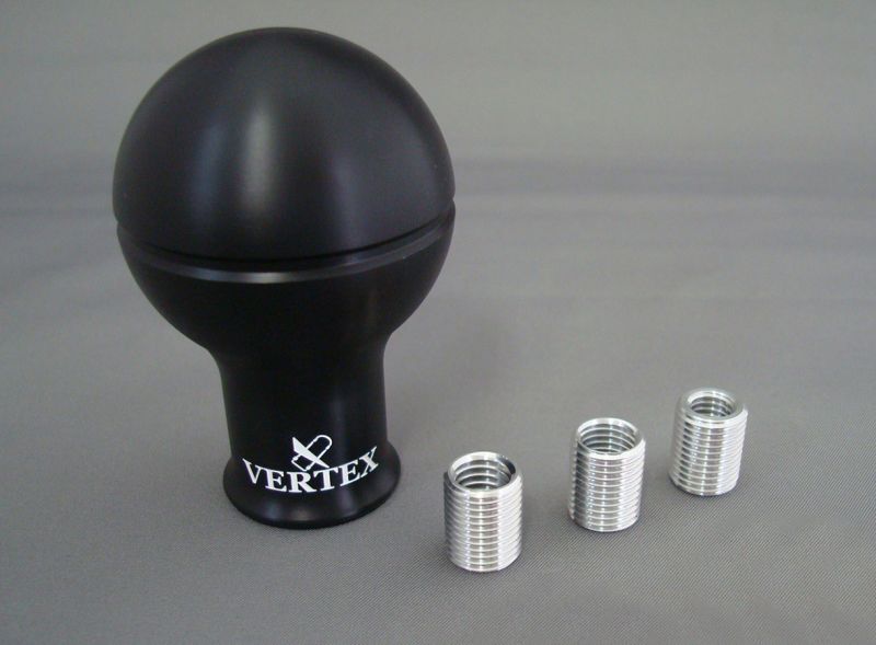 CAR MAKE T&E VERTEX SHIFT KNOB MONOCHROME V2 (NEW VERTEX SHIFT KNOB MONOCHROME) BLACK TITANIUM SILVER LOGO REVERSE TRIGGER VEHICLES (86 BRZ, 80 SUPRA, ETC.) prmver-s15 FOR  CARMAKETE-00158