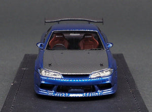 CAR MAKE T&E 1:43 VERTEX EDGE S15 SILVIA DARK BLUE (IG2135) LIMITED TO 120 UNITS WORLDWIDE IG2135 FOR  CARMAKETE-03020
