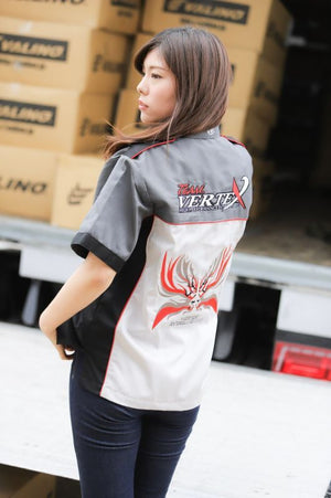 CAR MAKE T&E VERTEX ORIGINAL PIT SHIRT L FOR  CARMAKETE-00140