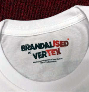 CAR MAKE T&E BRANDALISED X VERTEX PANDA GUNS TEE (PANDA GUN: BANKSY GRAFFITI ART) L (WIDTH: 50.8CM LENGTH: 72.4CM) BANKSY-04 FOR  CARMAKETE-00129
