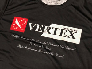 CAR MAKE T&E VERTEX ORIGINAL DRY MESH TEE [VERTEX1996] (VERTEX DRY MESH T-SHIRT QUICK-DRYING TYPE) M (WIDTH: 48.3CM LENGTH: 68.6CM) 2021-01 FOR  CARMAKETE-00112