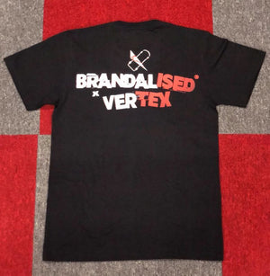 CAR MAKE T&E BRANDALISED X VERTEX LOVE RAT TEE (LOVE RAT: BANKSY GRAFFITI ART) L (WIDTH: 50.8CM LENGTH: 72.4CM) BANKSY-03 FOR  CARMAKETE-00119