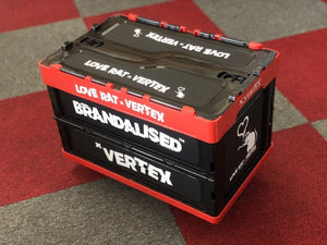 CAR MAKE T&E BRANDALISED X VERTEX BANKSY “LOVE RAT” FOLDING TATAMI CONTAINER BOX (BANKSY ART FOLDABLE CONTAINER BOX) BANKSY-06 FOR  CARMAKETE-00094