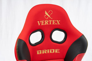 CAR MAKE T&E VERTEX X BRIDE ZETA IV RED COLLABORATION SEAT ZETA 4 RED COLOR (SPECIAL COLOR LIMITED TO 50 SEATS IN JAPAN) FRP SILVER SHELL VER-ZETA4RED FOR  CARMAKETE-00009