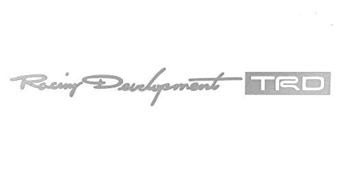 TRD E-type Sticker (Small) Silver For 86 (ZN6)
