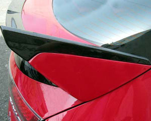 SEEKER FRP REAR SPOILER UNPAINTED BLACK GEL FOR HONDA CIVIC FN2 16020-FN2-F01