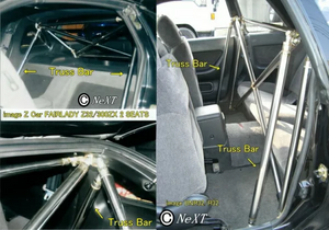 NEXT MIRACLE CROSS BAR TRUSS BAR RIGHT & LEFT STAINLESS 35 FOR SUBARU BRZ R B NEXT-01577