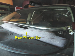 NEXT MIRACLE CROSS BAR REAR WINDOW BAR STAINLESS 32 FOR SUBARU BRZ R B NEXT-01572