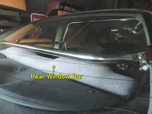 NEXT MIRACLE CROSS BAR REAR WINDOW BAR STAINLESS 35 FOR TOYOTA CELICA ZZT231 NEXT-01093