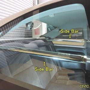 NEXT MIRACLE CROSS BAR SIDE BAR RIGHT & LEFT STAINLESS 32 FOR HONDA TODAY JA4 NEXT-00453